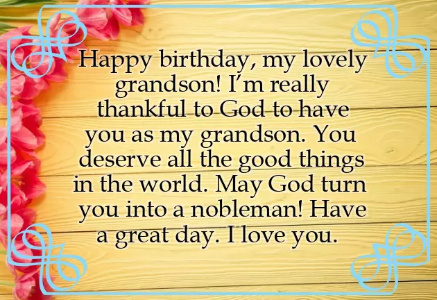 Congratulations On Grandson