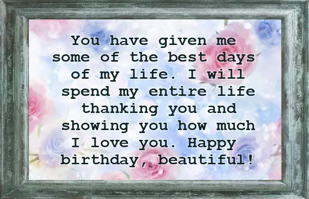 Quotes For My Girlfriend Birthday