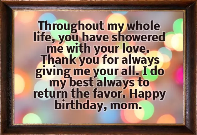 Thank You Birthday Wishes