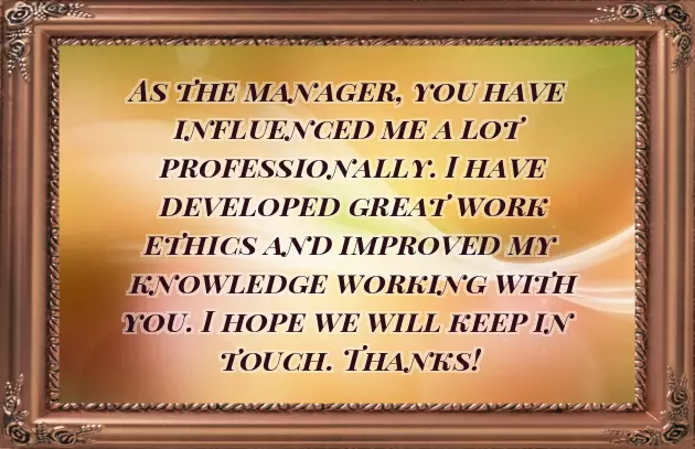 Wishing You All The Best In Your New Job