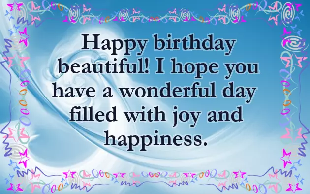 Birthday Wishes Short Words