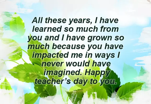 Teachers Day Wishes For Family