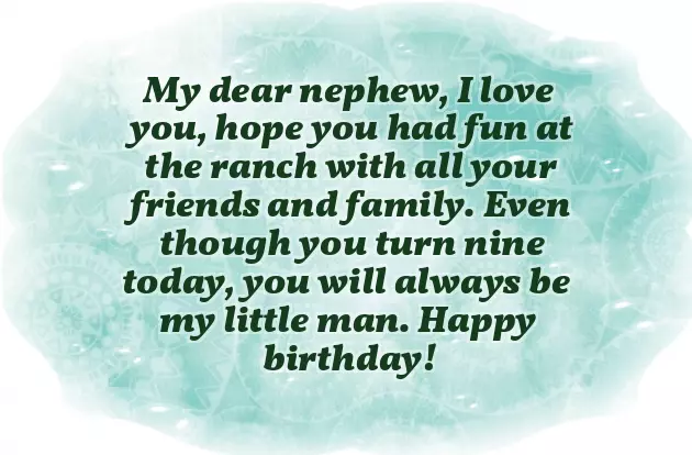Happy Birthday From Uncle To Nephew