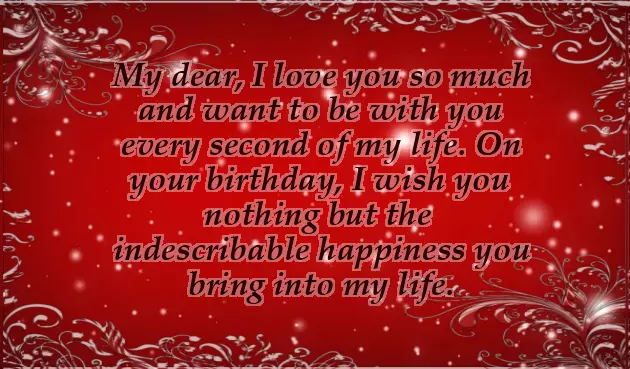 Birthday Wishes For My Love Bf