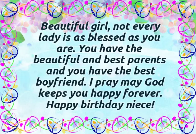 Happy Birthday To My Sweetest Niece