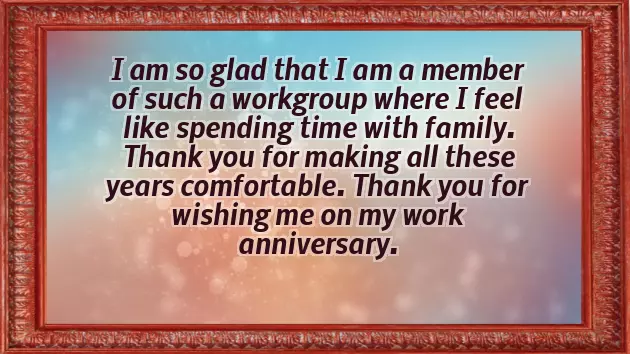 Work Milestone Congratulations