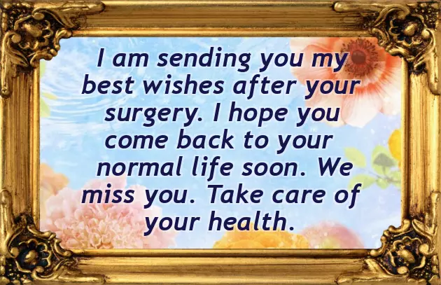 Good Luck With Your Operation Good Luck With Your Operation