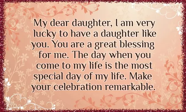 Birthday Quotes To A Daughter From Mom