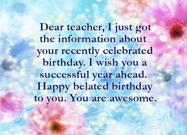 Female Teacher Birthday Quotes For Teacher Female Teacher Birthday Quotes For Teacher