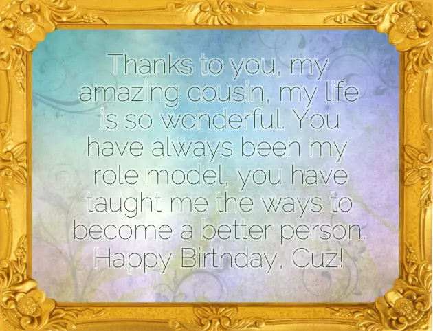 Funny Birthday Wishes For Cousin Male