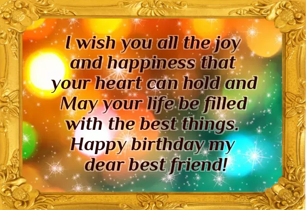 Happy Birthday Wishes For Lovely Friend