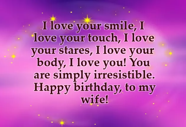 Happy Birthday From Wife