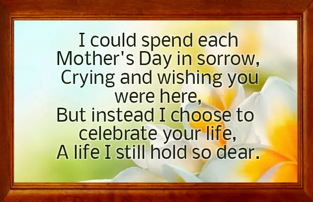 Poems For Mothers On Mother