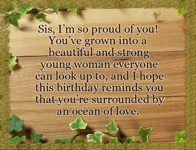 Birthday Wishes For Junior Sister Birthday Wishes For Junior Sister