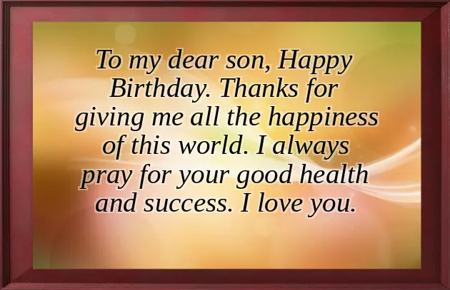Birthday Wishes To My Sister Son