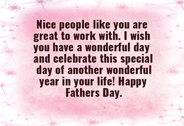 Fathers Day Message To My Boss