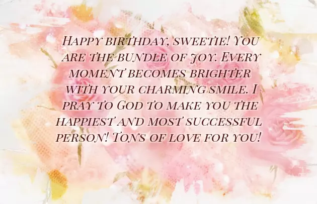 Birthday Wish For A Small Girl