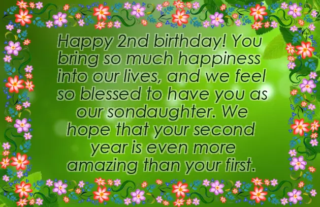 Baby Girl 2Nd Birthday Wishes Baby Girl 2Nd Birthday Wishes