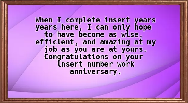 5 Year Work Anniversary Congratulations