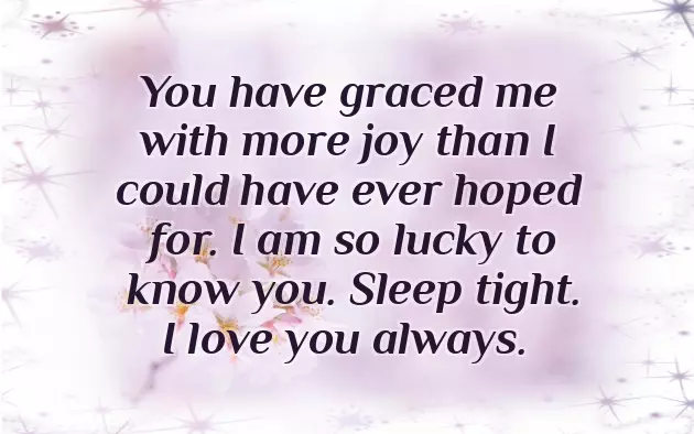 Very Sweet Good Night