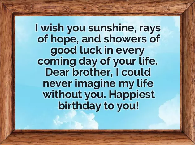 Best Birthday Wishes For Brother From Another Mother