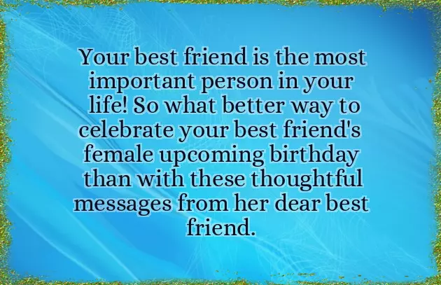 Happy Birthday Wishes For A Close Female Friend