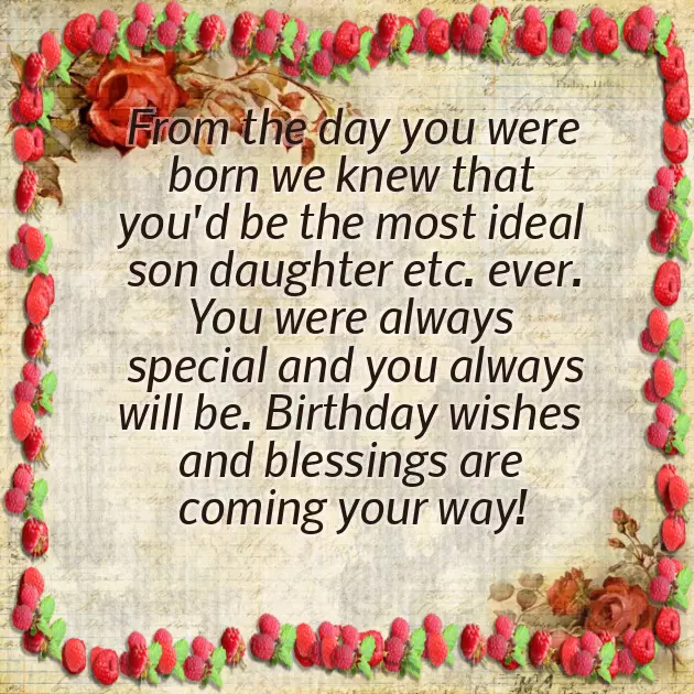 Kids Wishes Birthday