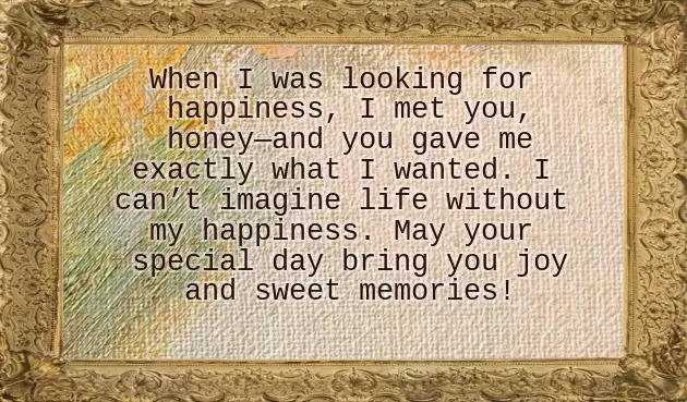 Sweet Words For Birthday Boyfriend