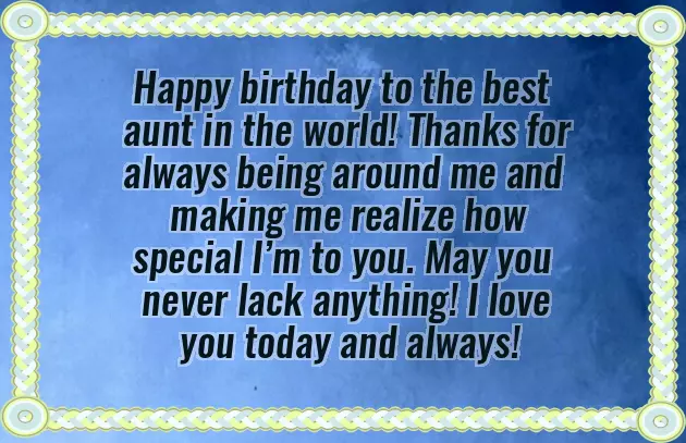 Happy Birthday From Aunt To Niece Happy Birthday From Aunt To Niece