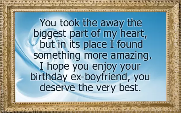 Saying Happy Birthday To An Ex