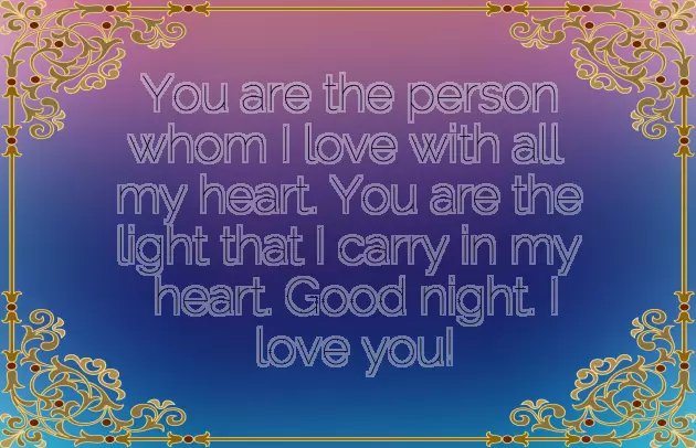 Good Night Greetings Messages