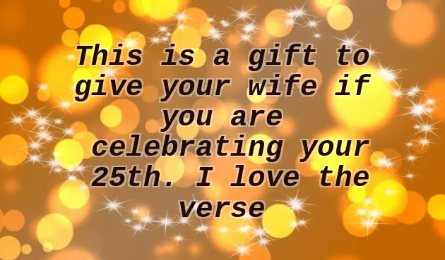 25Th Anniversary Gifts 25Th Anniversary Gifts