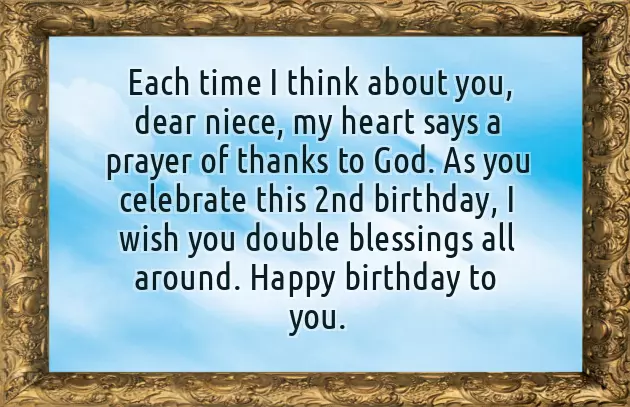 2 Year Niece Birthday Wishes 2 Year Niece Birthday Wishes