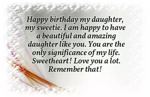 Happy Birthday To My Beautiful Daughter