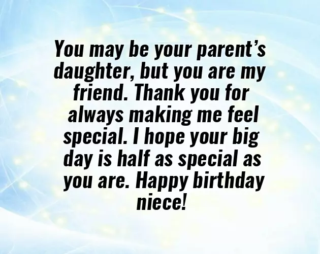 Happy Birthday My Favourite Niece