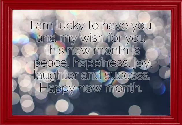 New Month Message To A Lover