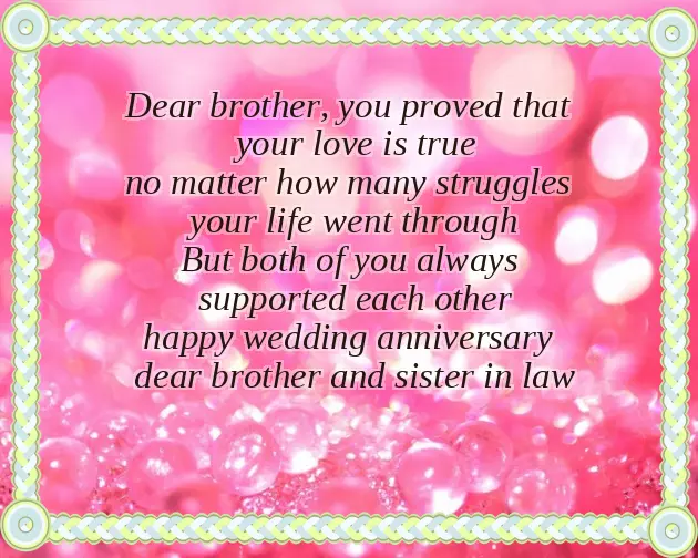 Best Wishes For Marriage Anniversary To Bhaiya Bhabhi