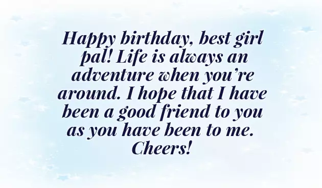 Female Best Friend Birthday Wishes