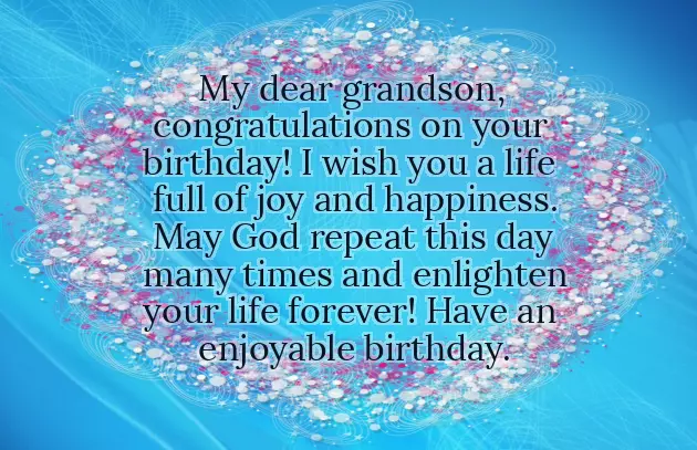 Congratulations On Grandson