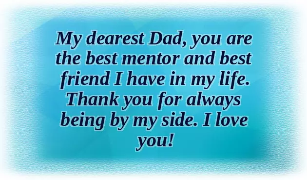 Wishes For Dad From Daughter