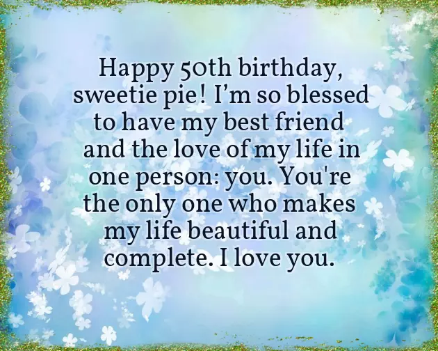 50 Birthday Funny Wishes