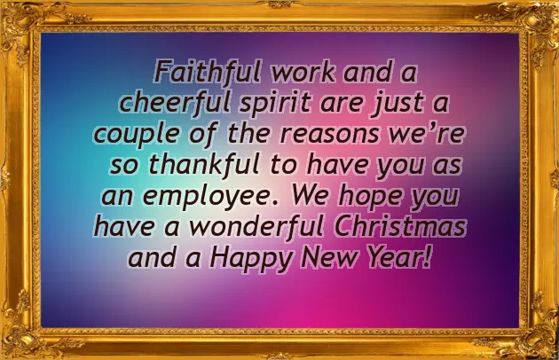 Merry Christmas Message To Employees Merry Christmas Message To Employees