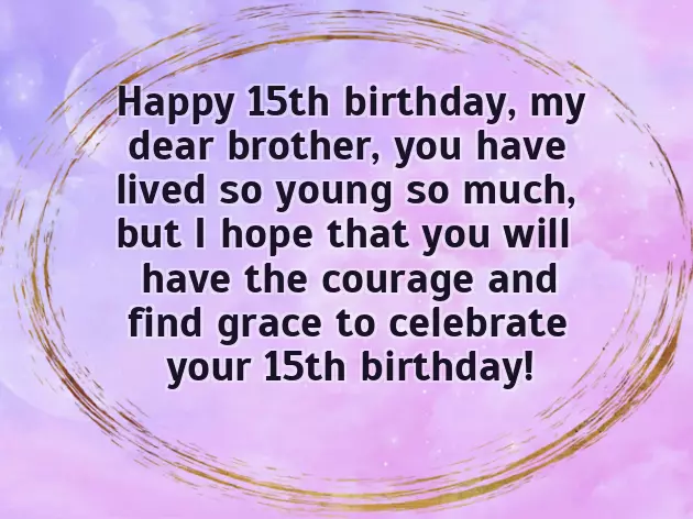 15Th Birthday Wishes For Nephew
