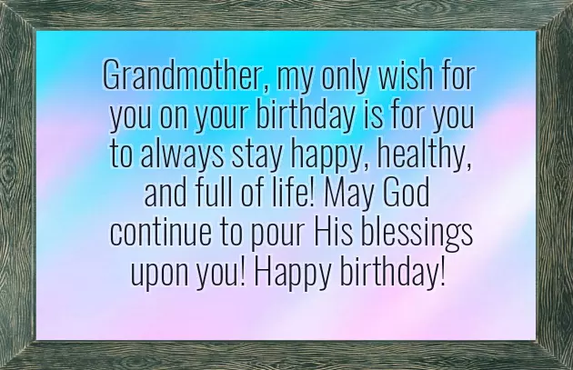 Happy Birthday My Dear Grandma