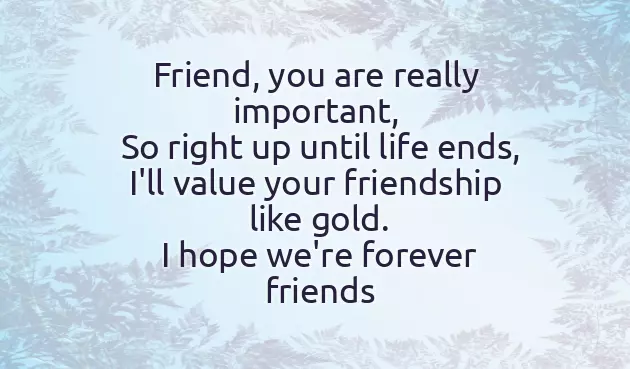 Poem For Boy Best Friend