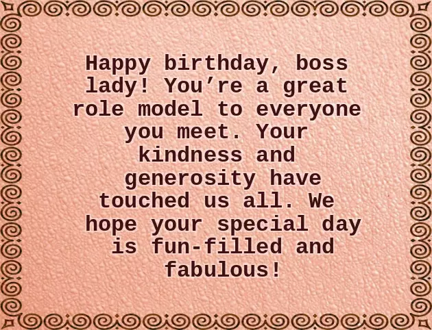 Birthday Wishes For Boss Man