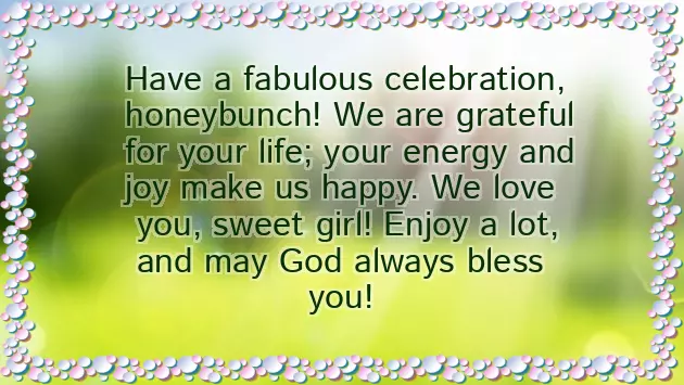 Happy Birthday Wish For Kid Girl