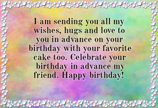 Advance Happy Birthday Advance Happy Birthday