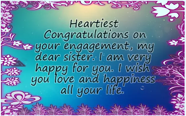 Congratulations Sister For Engagement Congratulations Sister For Engagement