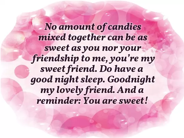 Night Message For Friend